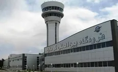 فعالیت فرودگاه کرمان در اثر ریزگردها مختل شد