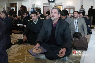 مراسم یادبود جانباختگان حادثه اتوبوس دانشگاه آزاد 
