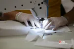 بازدید از خط تولید ماسک و لباس بیمارستانی