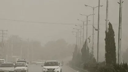 وزش طوفان همراه با گردوخاک در راه اصفهان