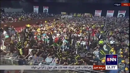 تجدید پیمان رزمندگان حزب الله با آرمان شهدای قدس شهیدان عماد مغنیه و حاج قاسم سلیمانی
