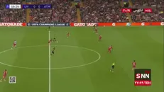 گل اول اتلتیکو مادرید به لیورپول در دقیقه 17 / اتلتیکو مادرید 1 - 0 لیورپول