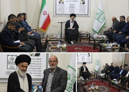 دیدار رییس جهاددانشگاهی با آیت&zwnj;الله حسینی بوشهری