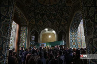 تشییع پیکر شهید مدافع حرم در قم 
