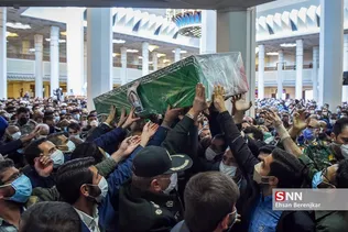تشییع پیکر شهید مدافع امنیت شهید «علی‌اکبر رنجبر» در شیراز