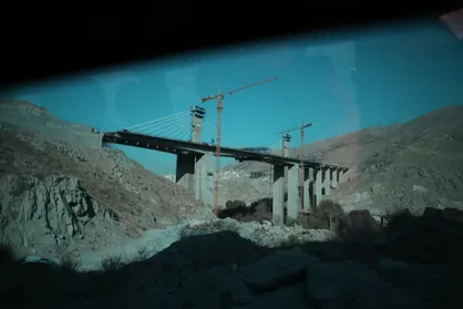 گزارش SNNTV از شاهکار مهندسان ایرانی در ساخت بلندترین پل خاورمیانه+فیلم