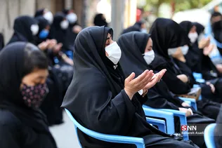عزاداری هیئت عاشقان حسینی در روز عاشورا 