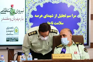 مراسم تجلیل از شهدای عرصه سلامت ناجا