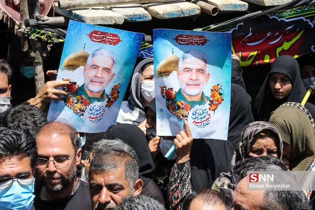 تشییع و خاکسپاری «شهید عبدالله اسکندری» در شیراز