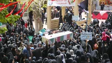 استقبال از پیکر ۱۶۳ شهید تازه تفحص شده