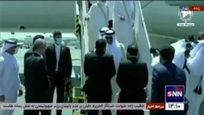 امیر قطر وارد تهران شد