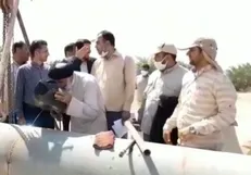 نماینده ولی فقیه در خوزستان به منظور آبرسانی به بخش غیزانیه دست به کار شد + فیلم