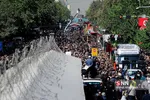 تشییع پیکر 135 شهید گمنام