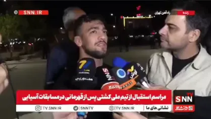 خلیلی: می&zwnj;خواهیم ما نیز روی تشک کشتی برای وطن افتخار بیافرینیم و با تمام وجود بجنگیم + فیلم