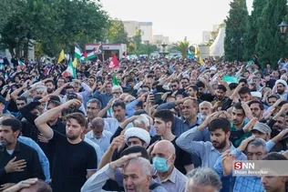 اجتماع مردم شیراز در محکومیت جنایات اسرائیل بر علیه مردم مظلوم لبنان و فلسطین