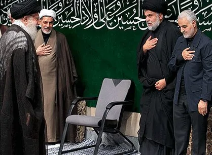 حضور مقتدی صدر در کنار آیت&zwnj;الله خامنه&zwnj;ای پیام آشکاری به اسراییل است