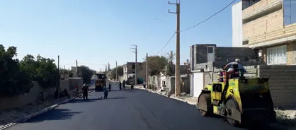 اتمام عملیات آسفالت معابر روستای چشمه&zwnj;کبود ایلام