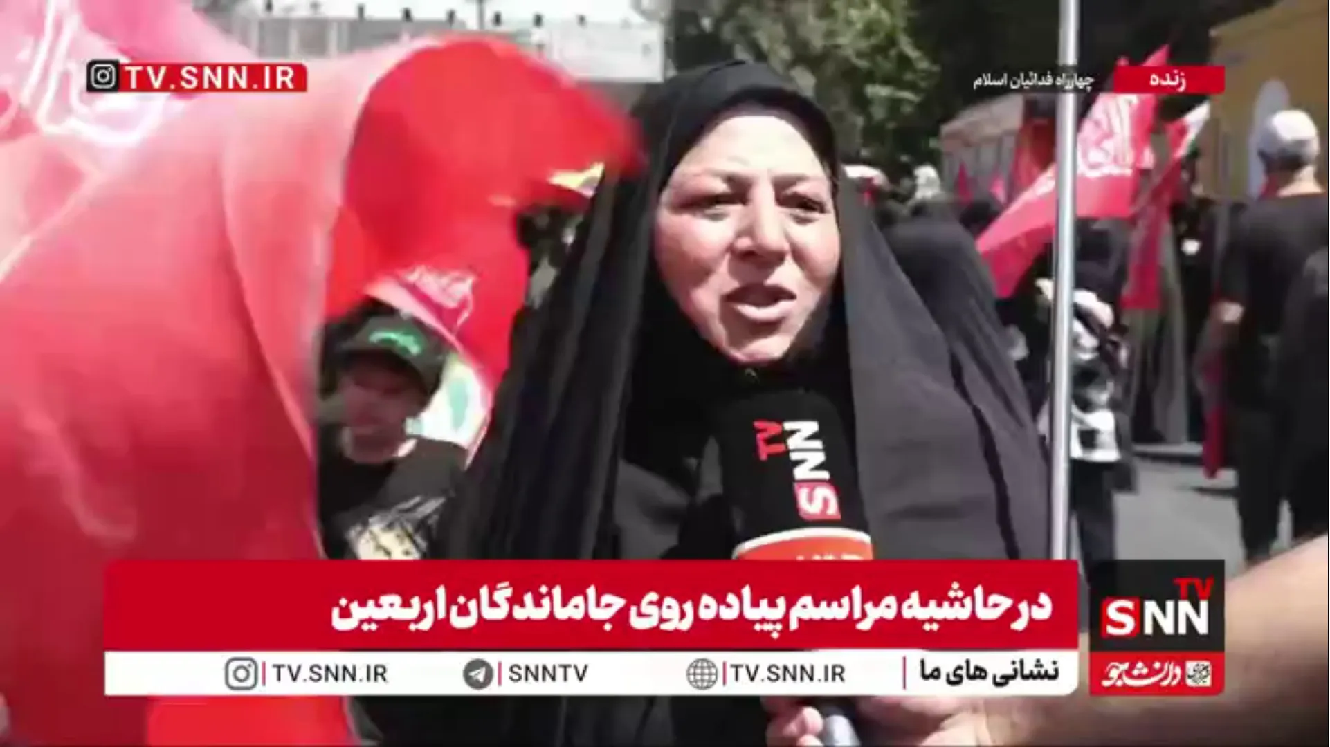«به نیابت از رهبر شهید هم کربلا رفتم هم در پیاده‌روی جاماندگان حاضر شدم»