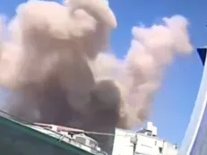 لحظه اصابت پهپاد ایران به بیت شان