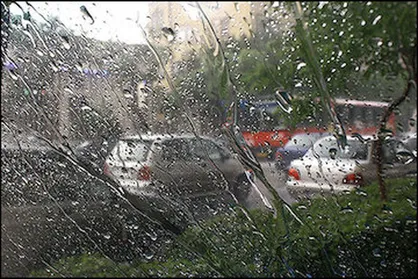 بارش باران در برخی محور&zwnj;های برون شهری