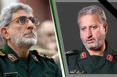 پیام سردار قاآنی برای سردار حق بین: شما در خیبر را شکستید