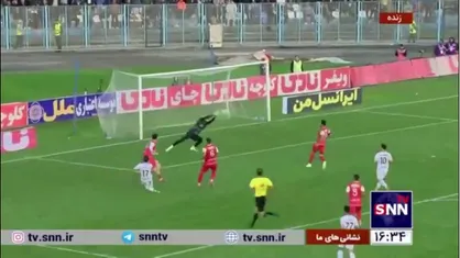 حرکت دیدنی بازیکن ملوان و بازهم واکنش گندوز مانع گل خوردن پرسپولیس شد، در نهایت این موقعیت آفساید اعلام شد