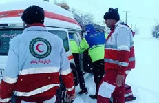 امدادگران هلال‌احمر قزوین ۸۰ نفر را از برف و کولاک نجات دادند