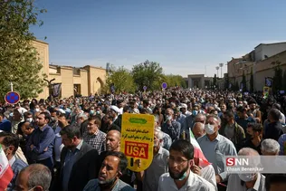 راهپیمایی مردمی اعلام انزجار از اقدام تروریستی حرم شاهچراغ(ع) در شیراز
