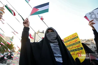 تجمع دانشجویان دانشگاه‌ تهران در اعتراض به معامله قرن