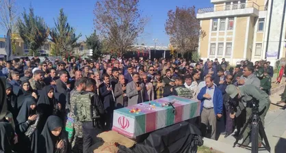 میهمان آسمانی در دانشگاه ملی مهارت/وداع باشکوه با شهید گمنام در کهگیلویه و بویراحمد+فیلم