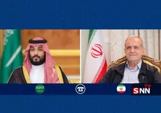 پزشکیان در گفت‌وگو با محمد بن سلمان: ایران مصمم به تعمیق همکاری‌ها با همه کشور‌های اسلامی به ویژه عربستان است