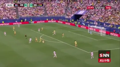 سوپر گل بازیکن کرواسی که منجر به گل اول کرواسی به غنا شد / کرواسی 1 - 0 غنا
