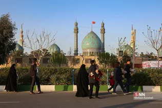 مسجد جمکران در شب نیمه شعبان 