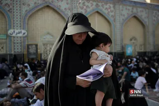 مراسم دعای عرفه در حرم مطهر رضوی