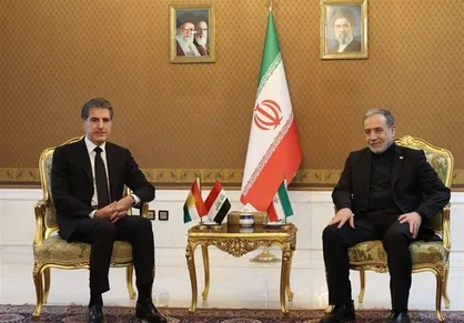 بارزانی: درباره تحولات منطقه با عراقچی رایزنی کردم
