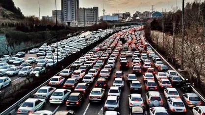 ترافیک صبحگاهی در جنوب به شمال معابر پایتخت