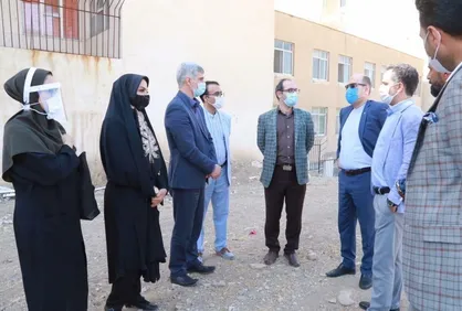 بازدید سعادتمند و معاونانش از کمپ مرحوم حجازی