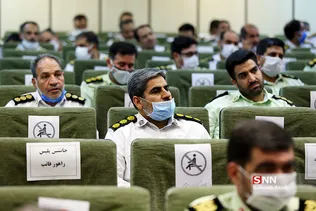 مراسم تکریم و معارفه رئیس پلیس راهور تهران بزرگ