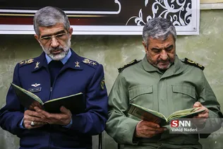 مجلس ترحیم والده سرلشکر موسوی