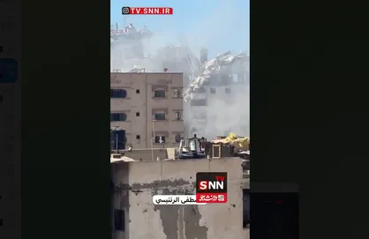 وقوع ۲ انفجار مهیب در غزه + فیلم