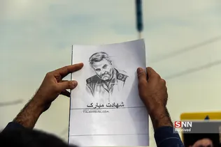 راهپیمایی مردم اهواز در محکومیت ترور حاج قاسم سلیمانی