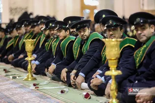 آئین خطبه خوانی خادمان 