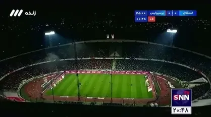 تصویر هوایی دیدنی از ورزشگاه آزادی