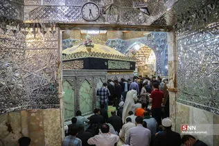 قرائت دعای عرفه در حرم مطهر حضرت فاطمه معصومه (س)