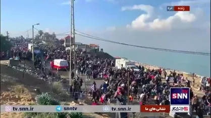 بازگشت ظفرمندانه مردم فلسطین به شمال نوار غزه
