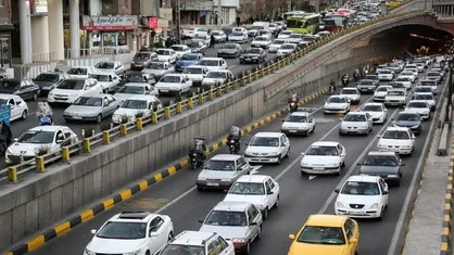 ترافیک در بزرگراه&zwnj;های حکیم و نواب تردد سنگین است