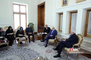 دیدار ظریف با معاون آسیای وزات خارجه ونزوئلا 
