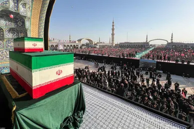 مراسم تشییع پیکر رهبر شهید انقلاب در قم (۲)