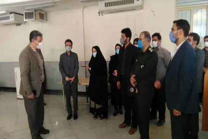 افتتاح مرکز جامع واکسیناسیون بسیج دانشجویی دانشگاه آزاد ملایر
