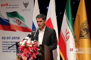 سعید محمدزاده معاون وزیر و مدیرعامل شرکت راه‌آهن